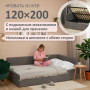 Кровать Оливер  200*120 см , капучино