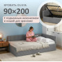 Кровать Olivia (Оливия) 200*90 см Графит 